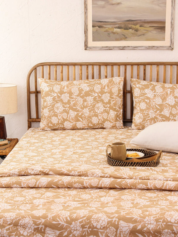 Bedsheet Set - Genda Phool Single