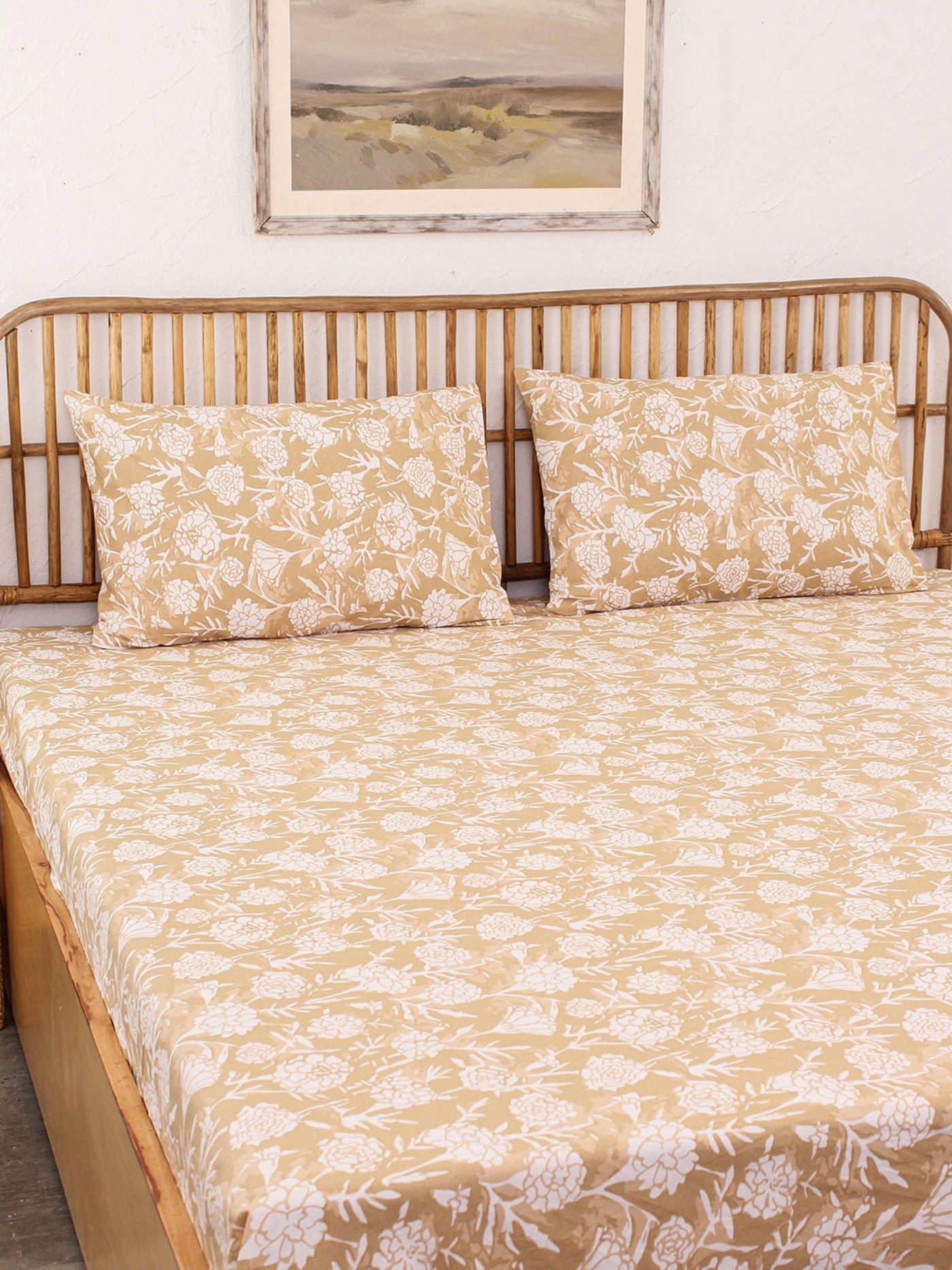 Bedsheet Set - Genda Phool Single