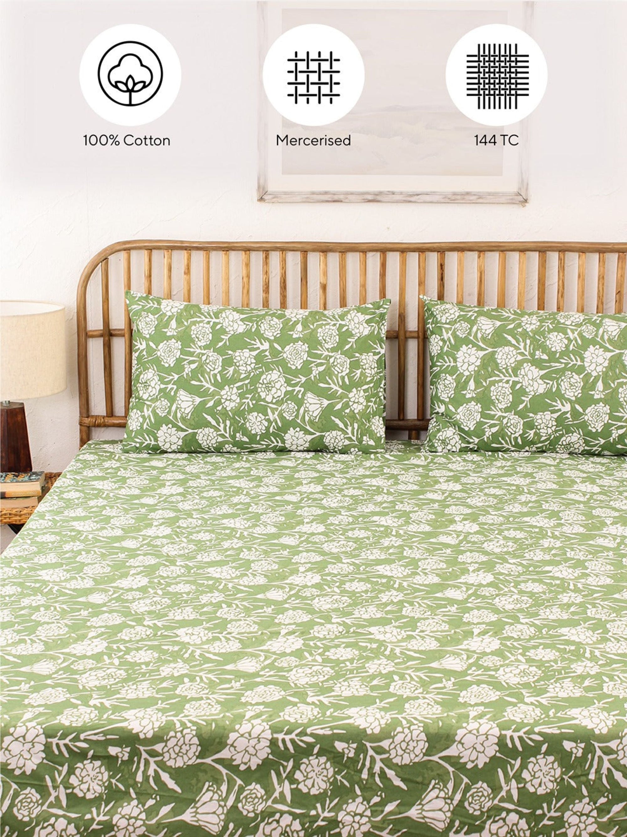 Bedsheet Set - Genda Phool King