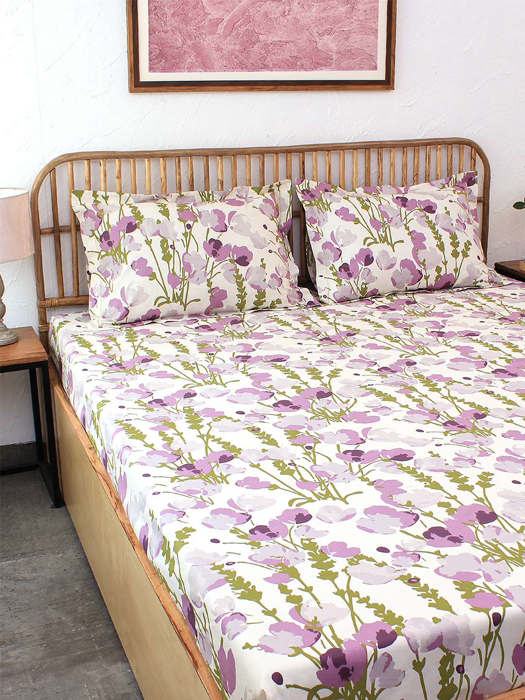 Himalayan Poppie Bedsheet Set (Purple)