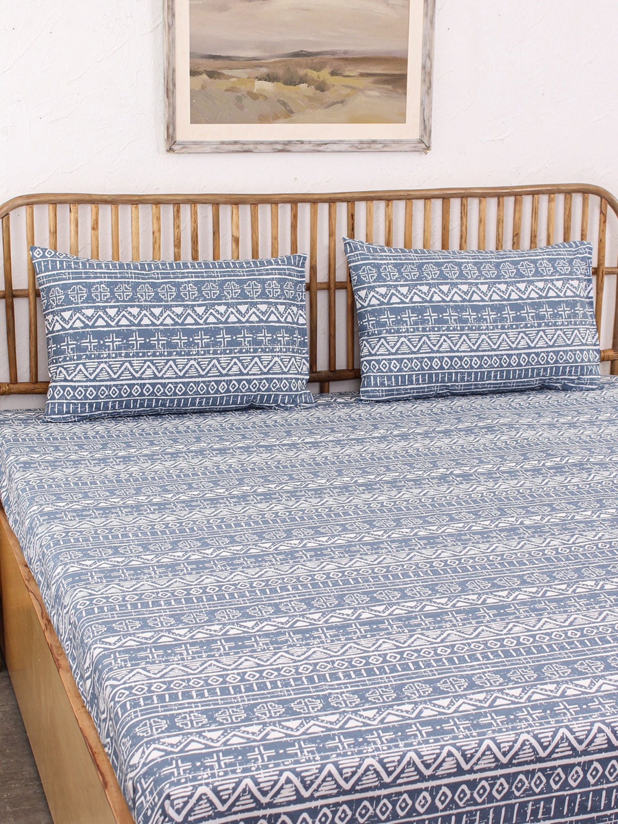 Bedsheet Set - Kullu Patti King