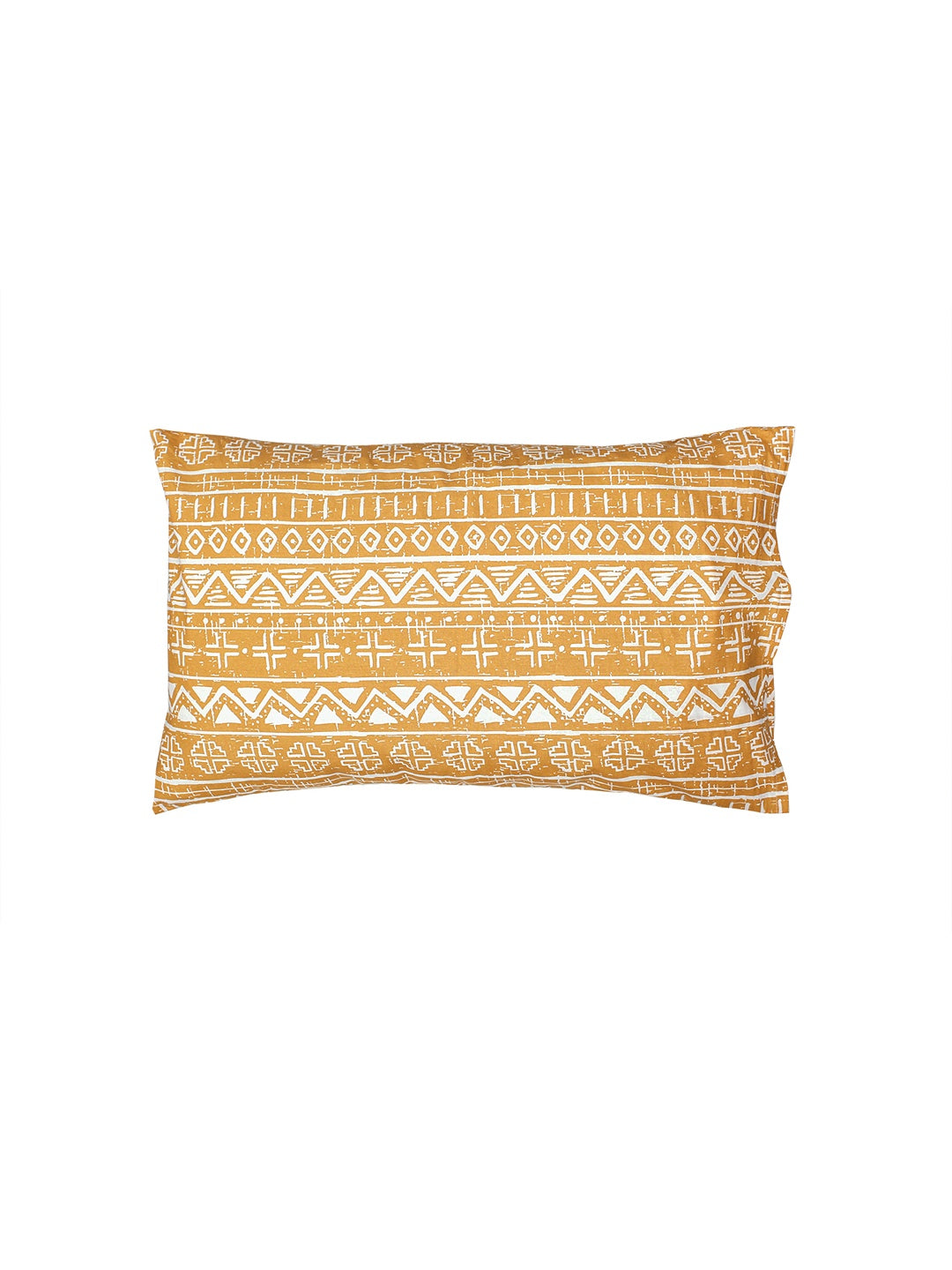 Kullu Patti Single Bedsheet Set (Yellow)