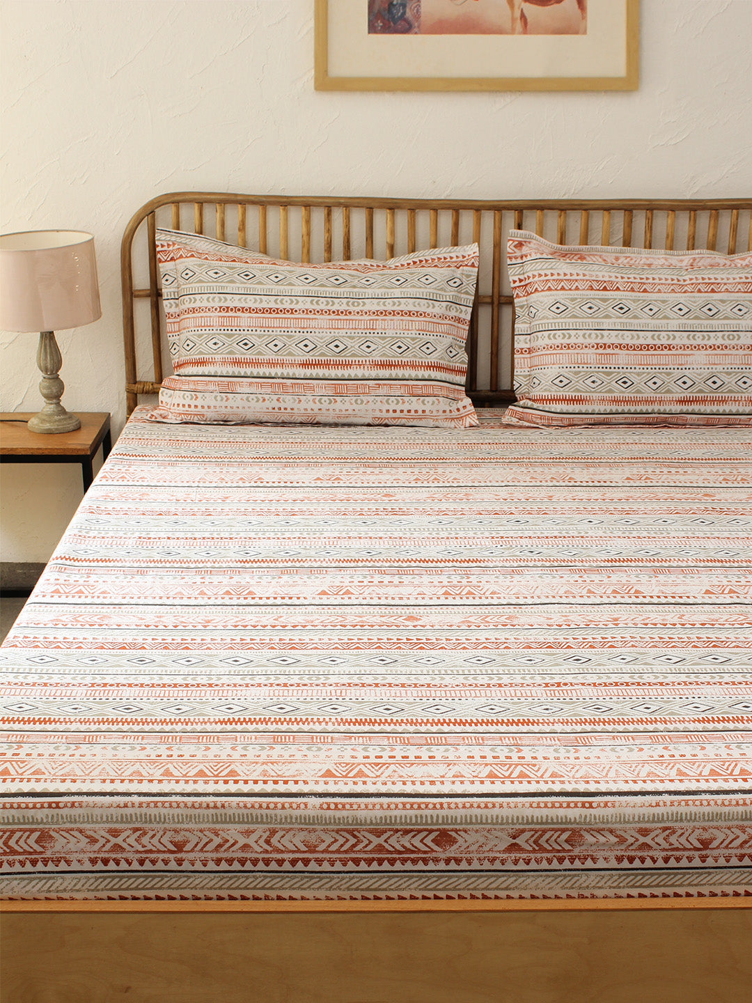 Meghwal Bedsheet Set (Grey)