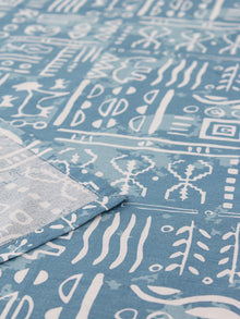 Gamathi 1 King Bedsheet & 2 Pillow Cover + 2 Pillow Filler (Light Blue)