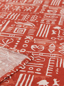 Gamathi 1 Double Bed Sheet & 2 Pillow Covers + 2 Pillow Filler (Rust)