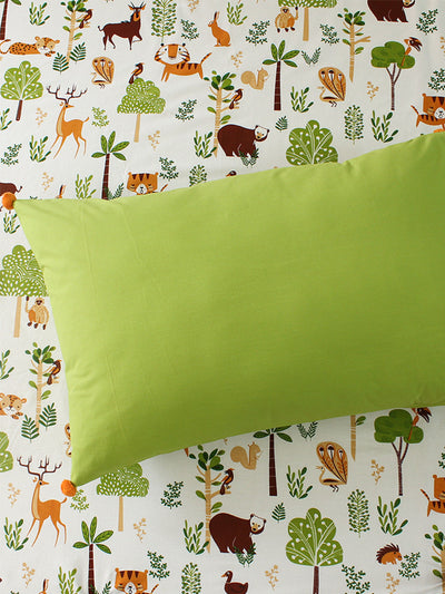 The Ranthambore Collection Bedsheet Set (Green)