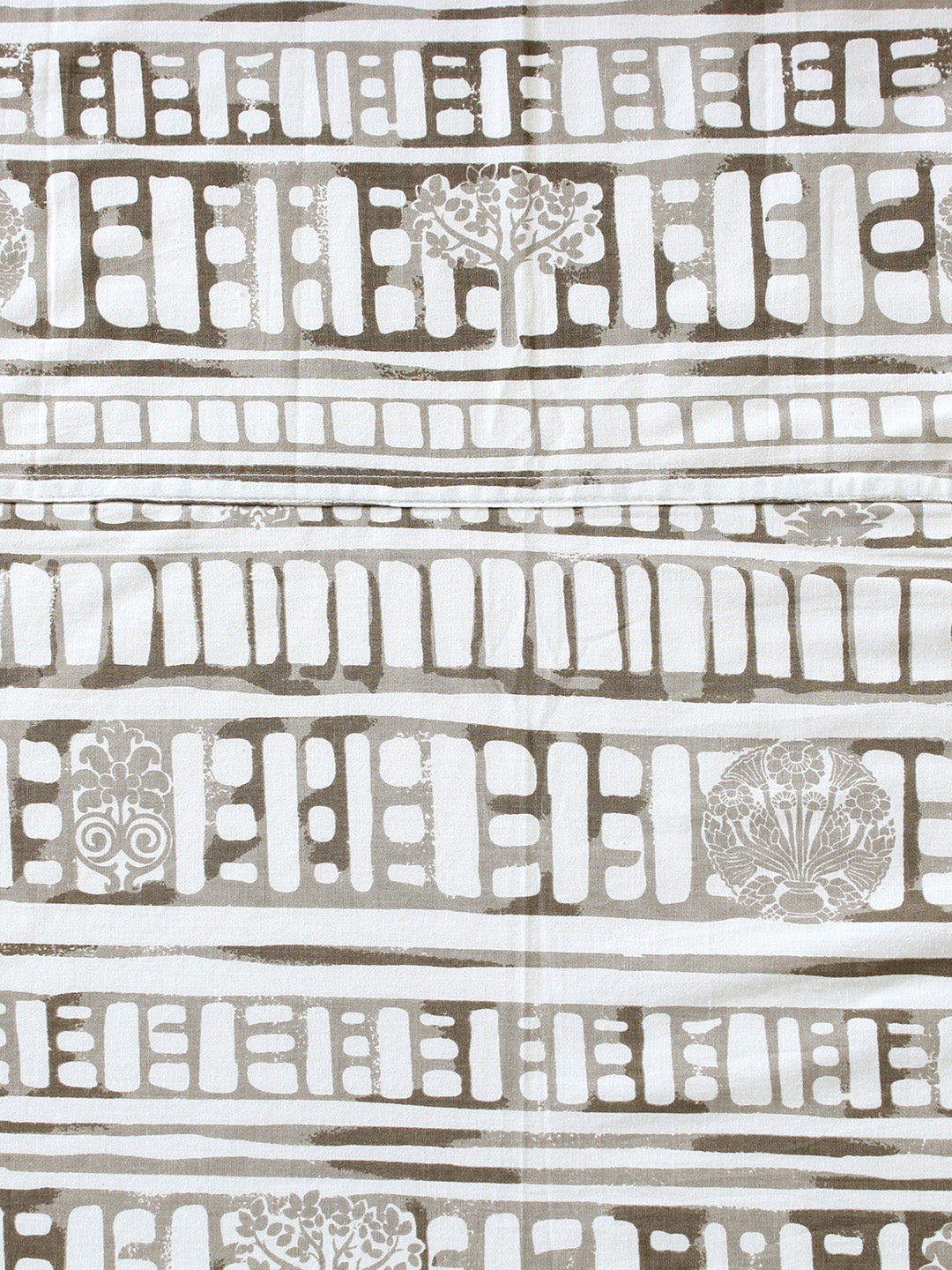 Sanchi Grey Bedsheet with Pillow Cover