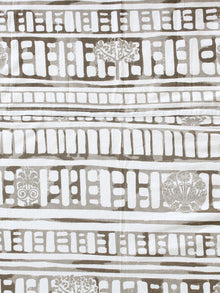 Sanchi Grey Bedsheet with Pillow Cover