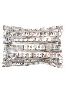 Sanchi Grey Bedsheet with Pillow Cover