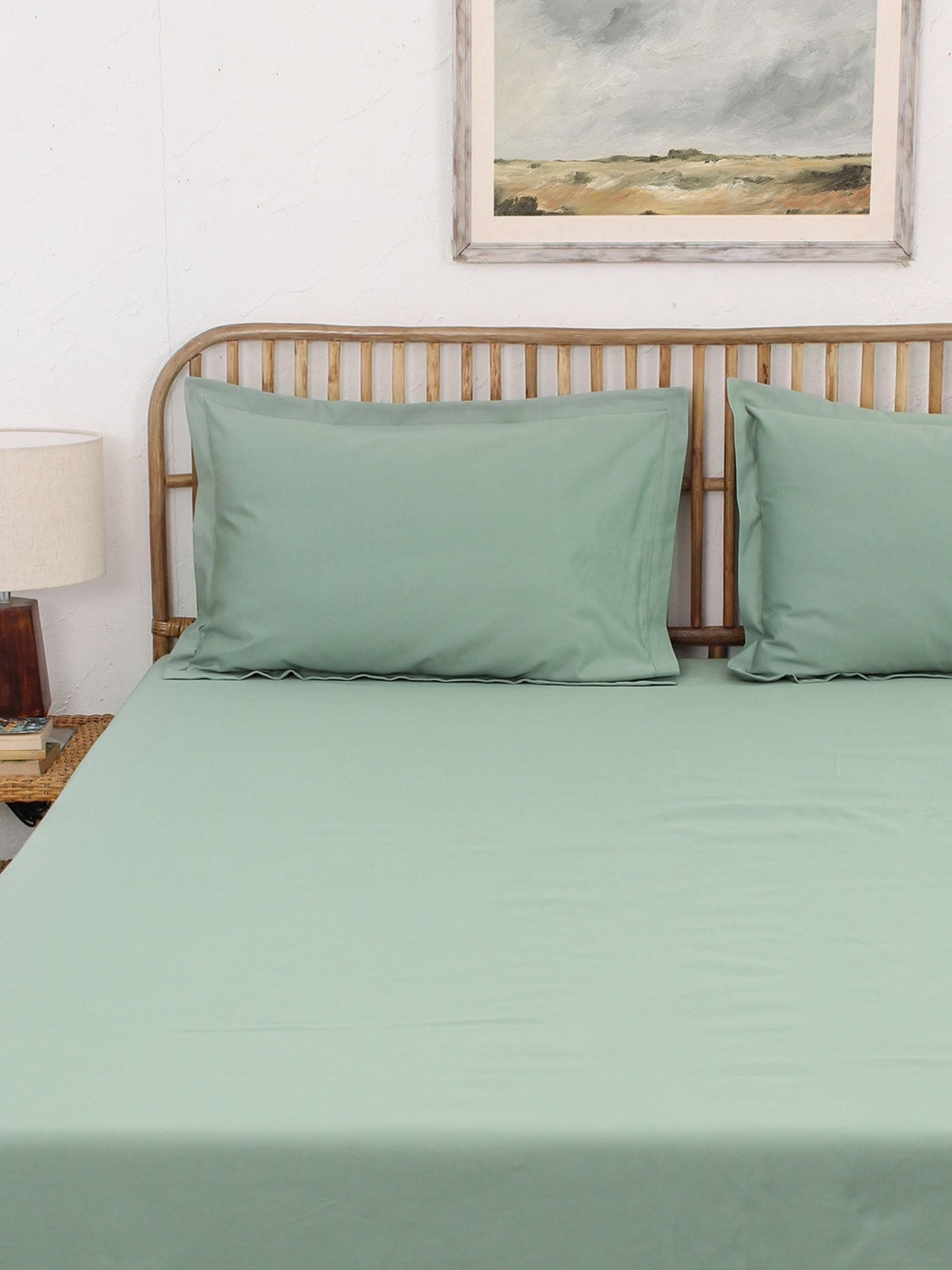 Fitted Bedsheet Set - Sage