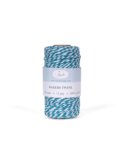 Bakers Twine Blue & White Ribbon