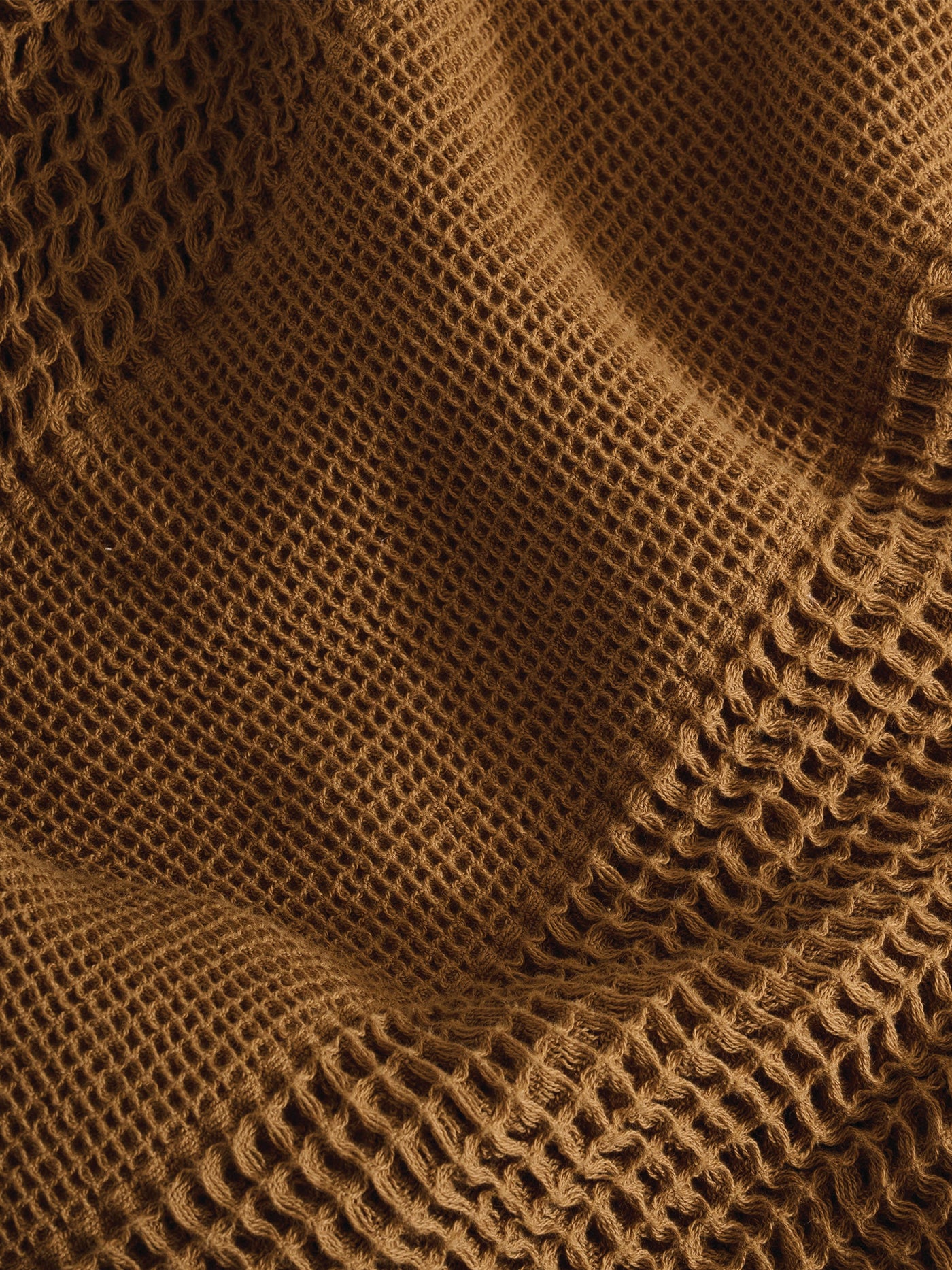 Layer Sponge Cotton Waffle Throw