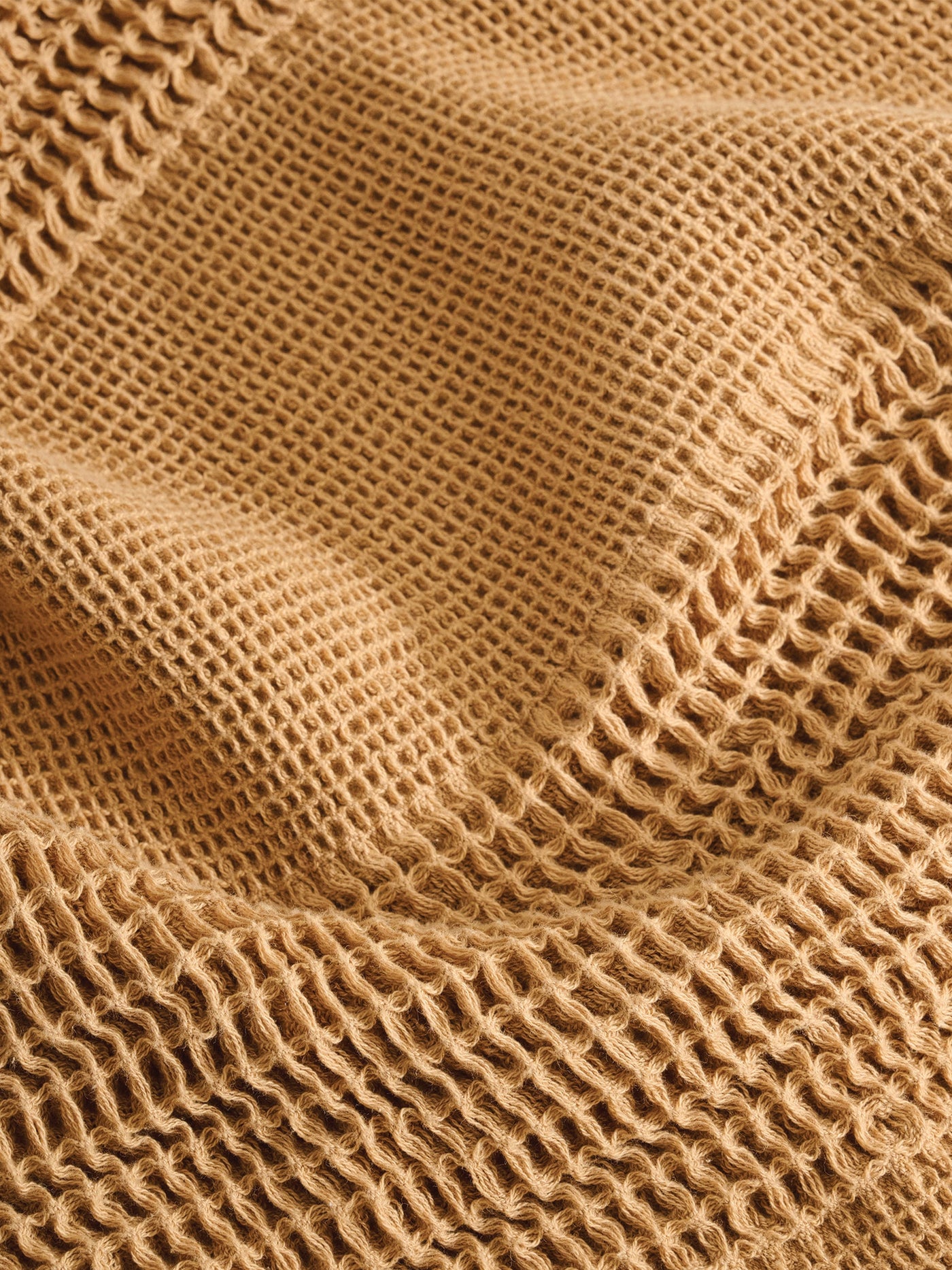 Layer Sponge Cotton Waffle Throw