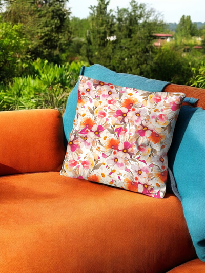 Blossom Whisper Velvet Cushion Cover