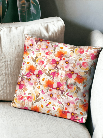 Blossom Whisper Velvet Cushion Cover