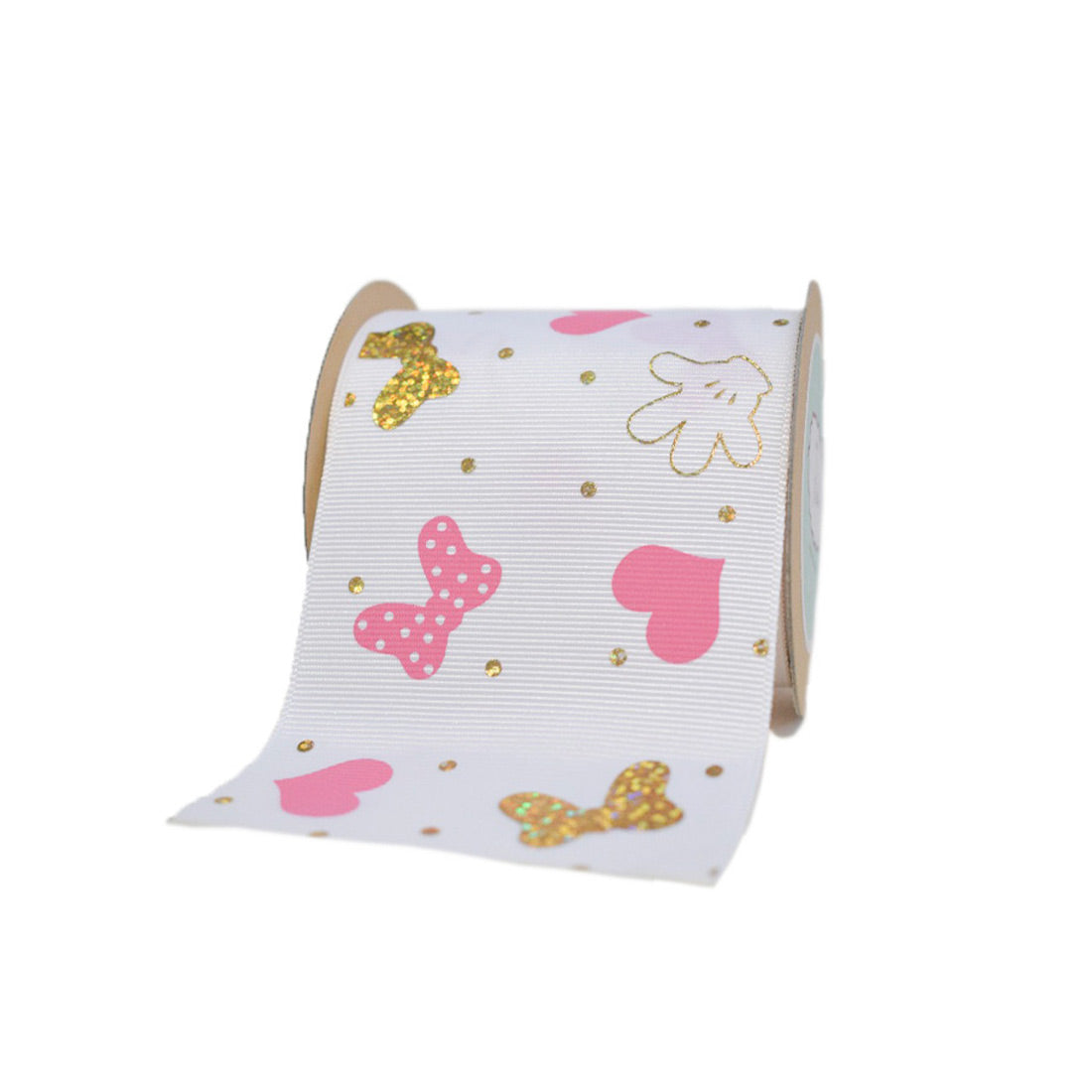 Minne Mouse Hands And Bows Ribbon