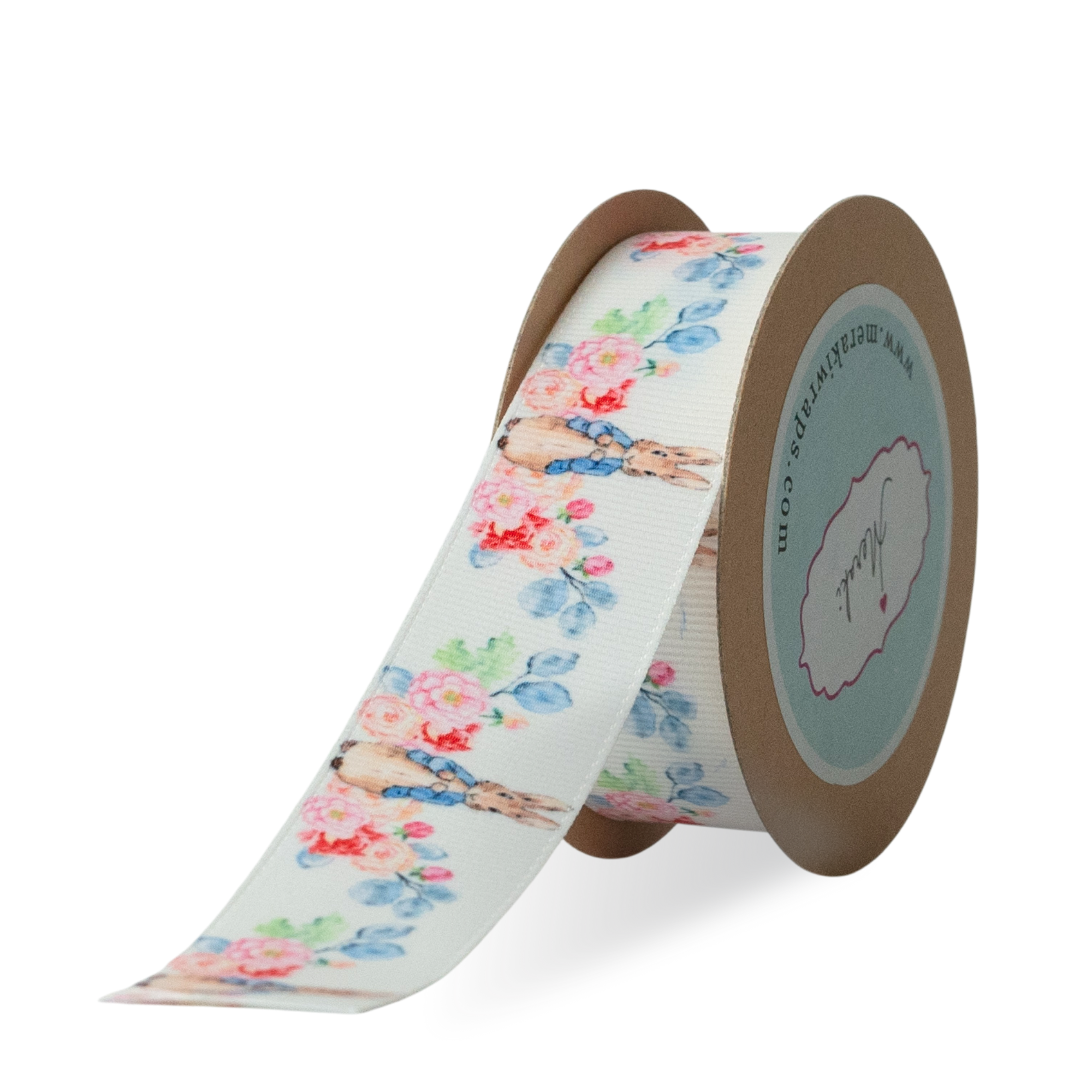 Ribbons | Peter rabbit floral Grosgrain Ribbon – The Purple Pony