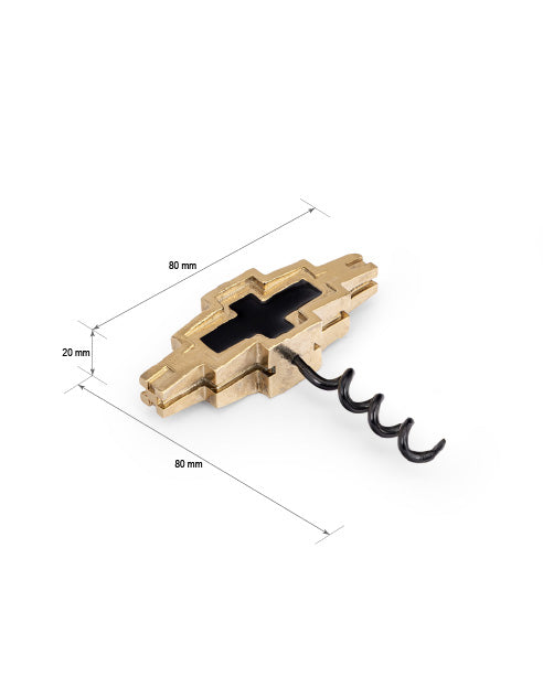 Baori Corkscrew - Handcrafted Brass Wine Bottle Opener