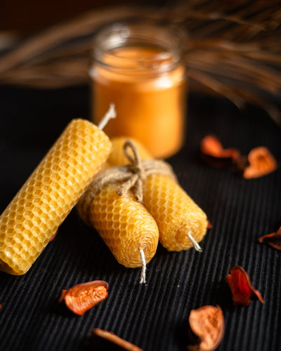 Hand-Rolled Beeswax Candles