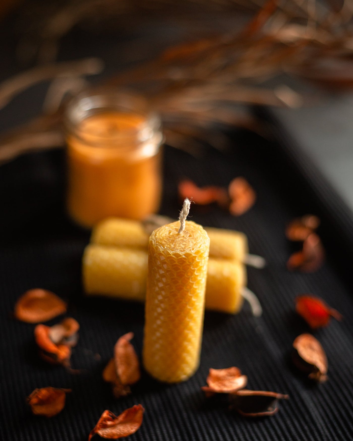 Hand-Rolled Beeswax Candles