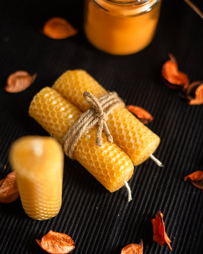 Hand-Rolled Beeswax Candles