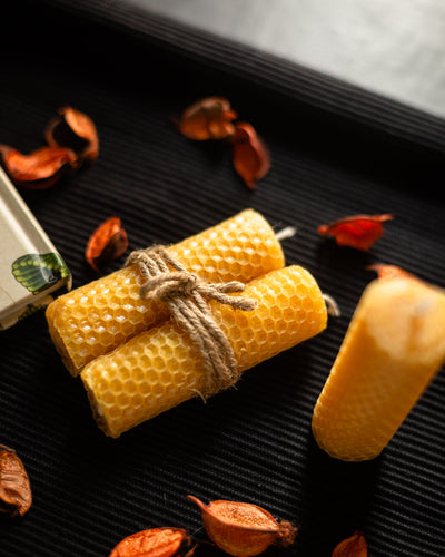 Hand-Rolled Beeswax Candles