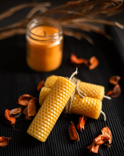 Hand-Rolled Beeswax Candles