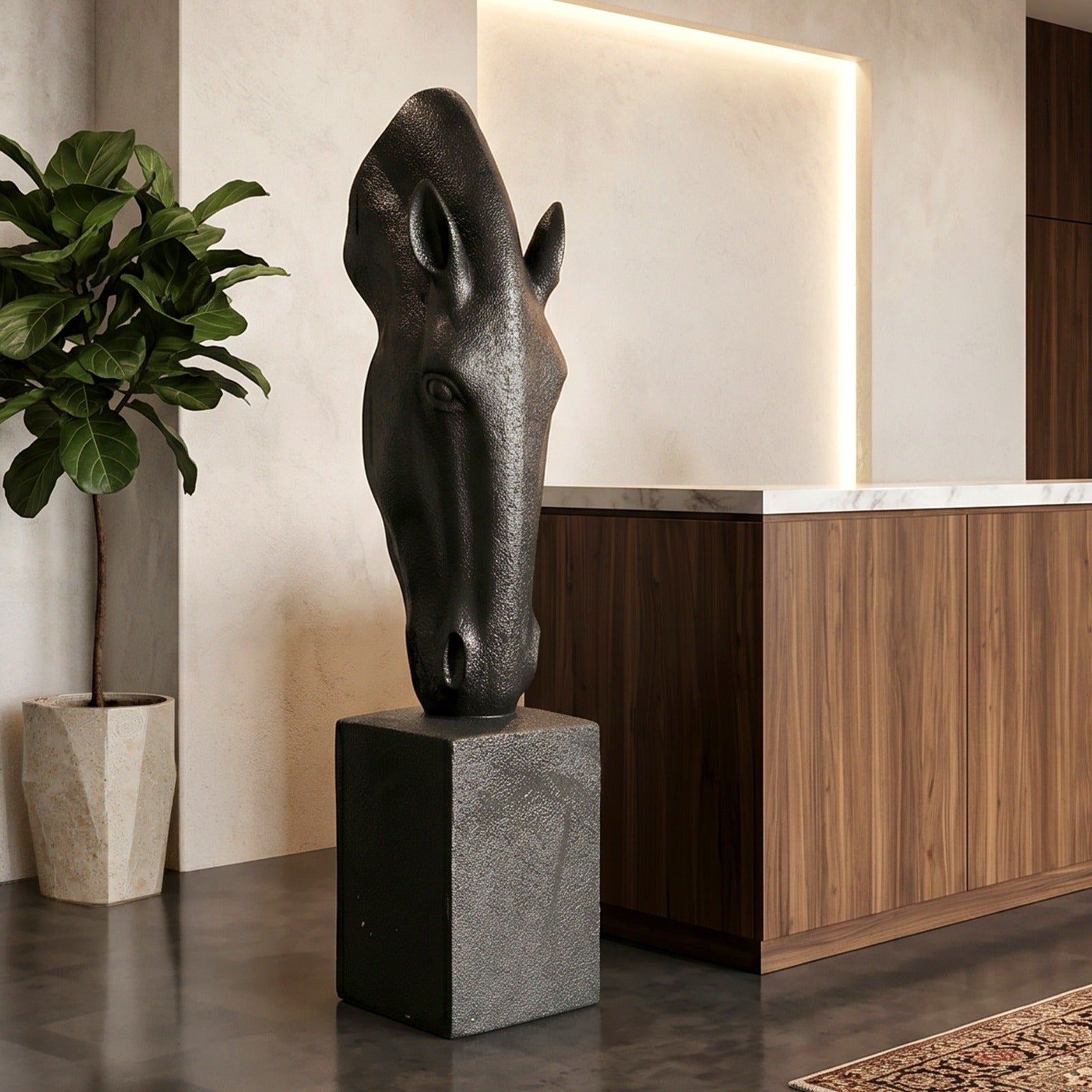 Majestic Horse Head Planter - Large (193cm)