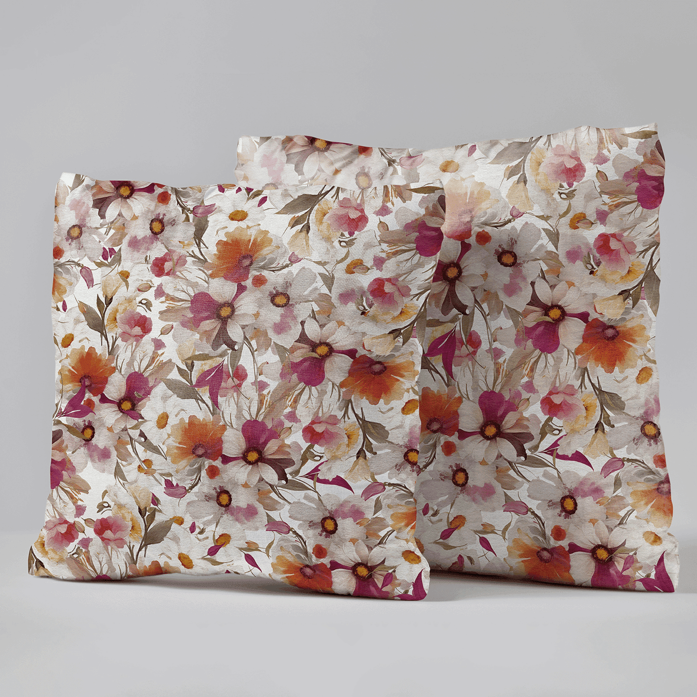 Blossom Whisper Velvet Cushion Cover - Set of 2