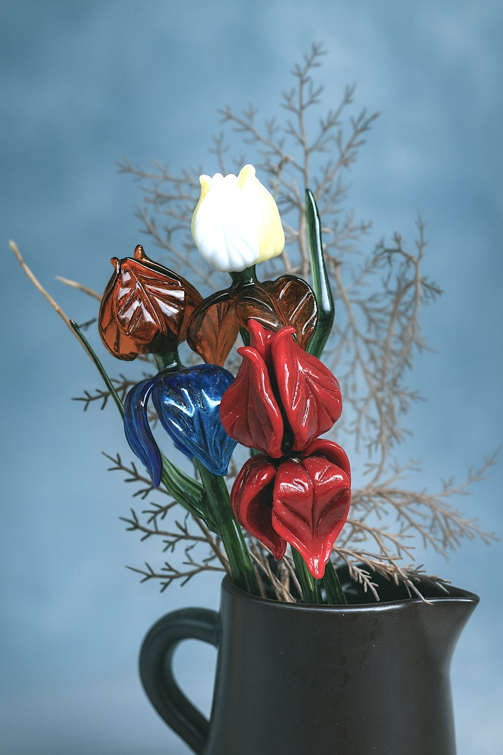 Venetian Rose Glass Flower