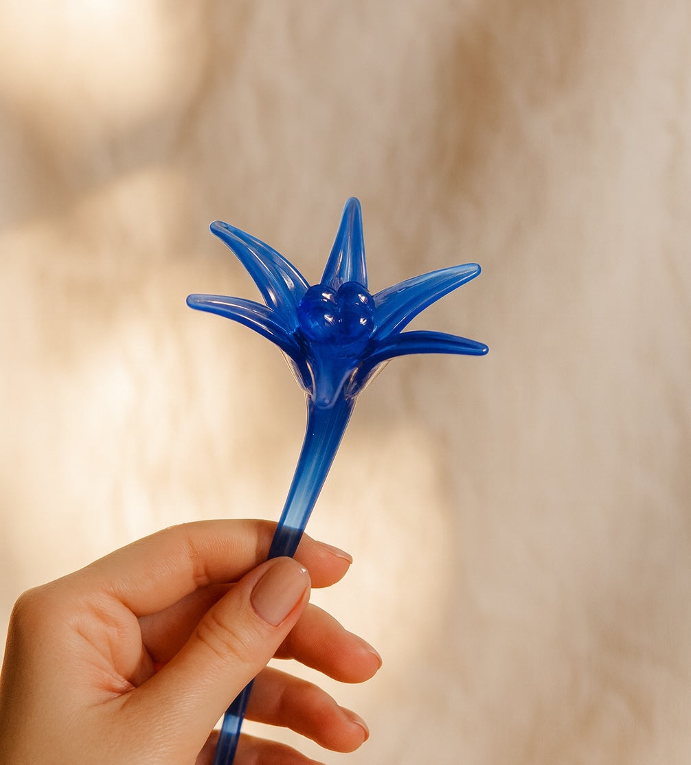 Sapphire Blue Star Bloom (Flower Stem)