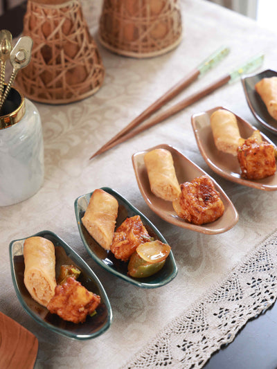 Boat Ceramic Server