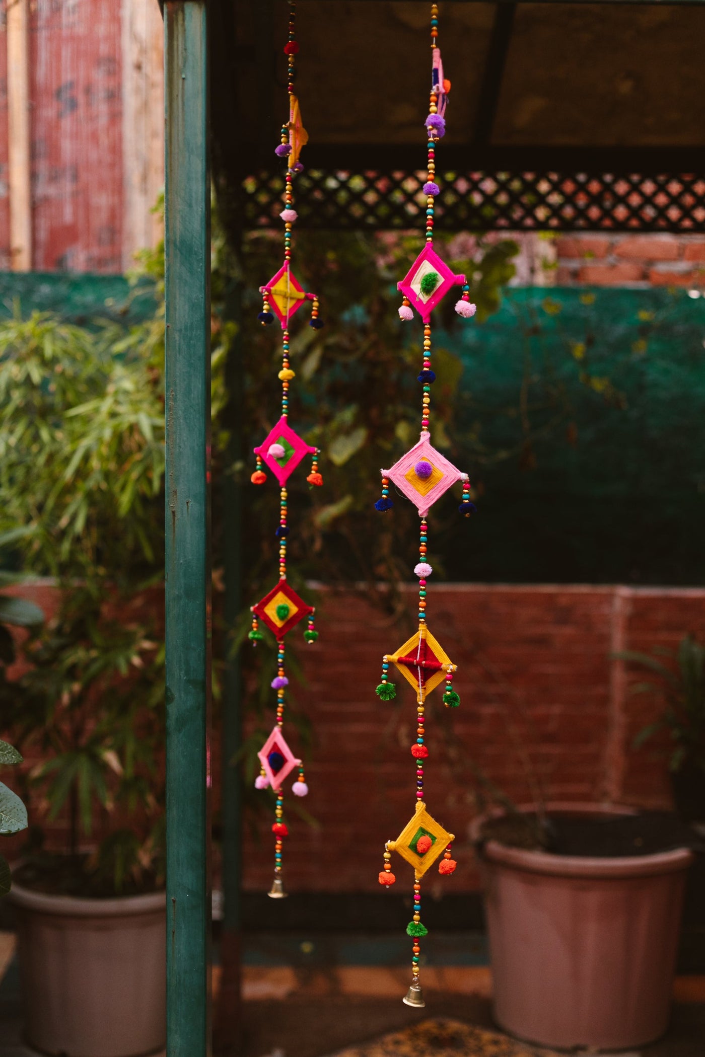 Wall Hanging Toran with Tassles | Set of 2