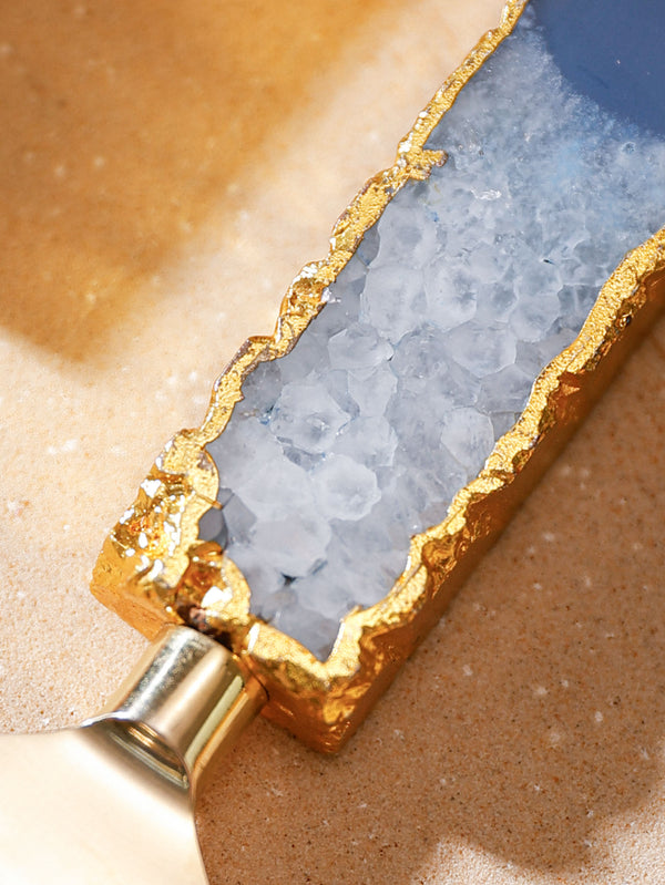 Bottle Opener - Semi Precious Stone Blue Quartz
