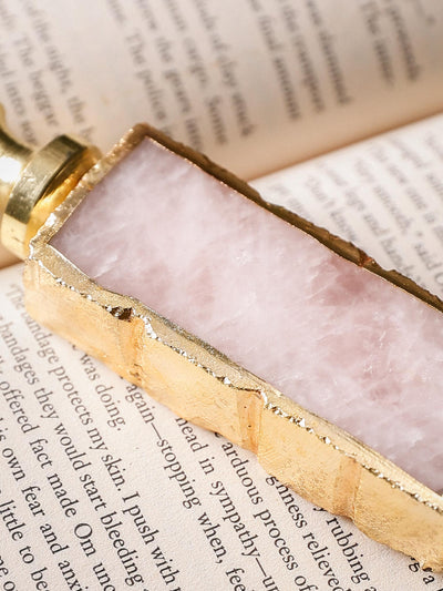 Bottle Opener - Semi Precious Stone Rose Quartz
