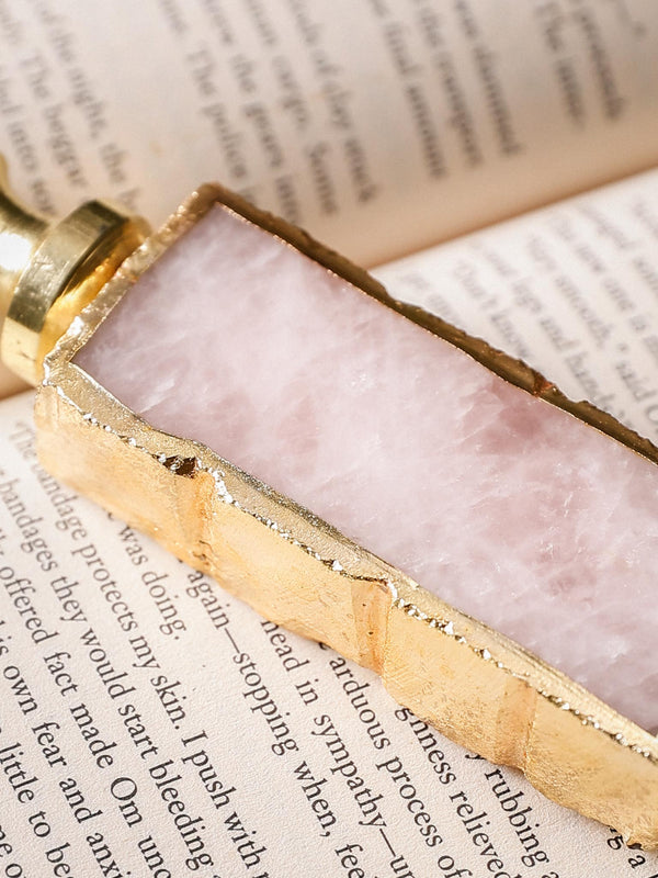 Bottle Opener - Semi Precious Stone Rose Quartz