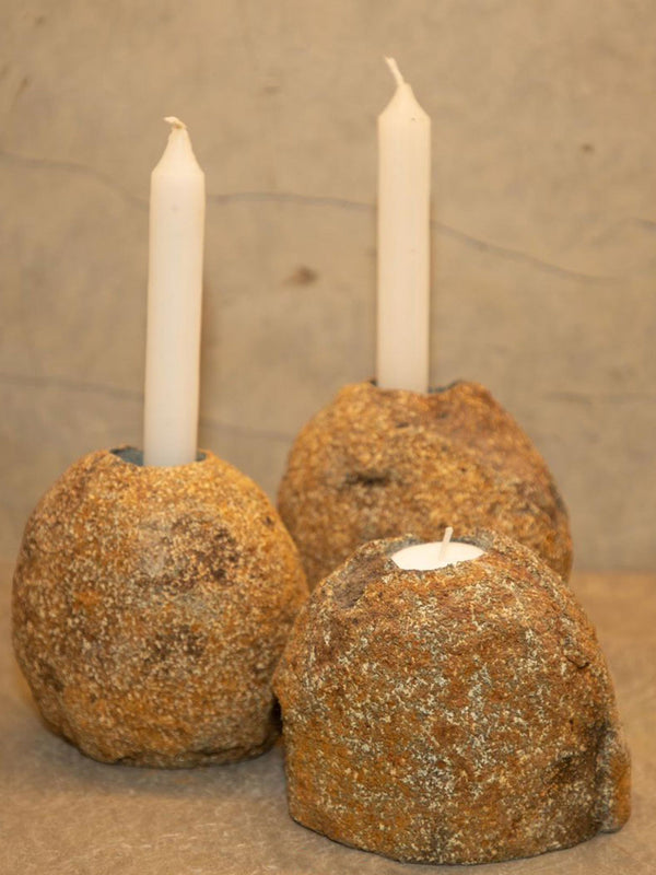 Boulder Tea Light Holder