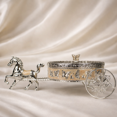 Butterfly Horse Cart Serving Tray