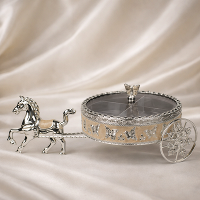 Butterfly Horse Cart Serving Tray