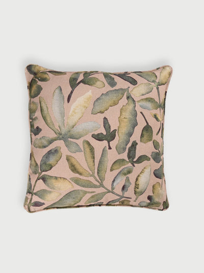 Flora Linen Cushion Cover Blush