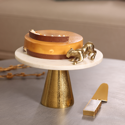 Feral Luxe - Brass Handmade Cake Stand
