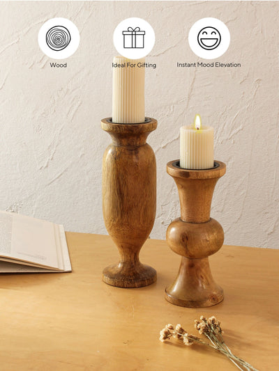 Pillar Candle Stand Set - Karoh