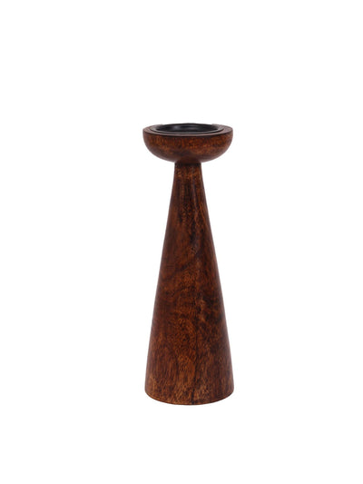 Pillar Candle Stand Set - Saddle