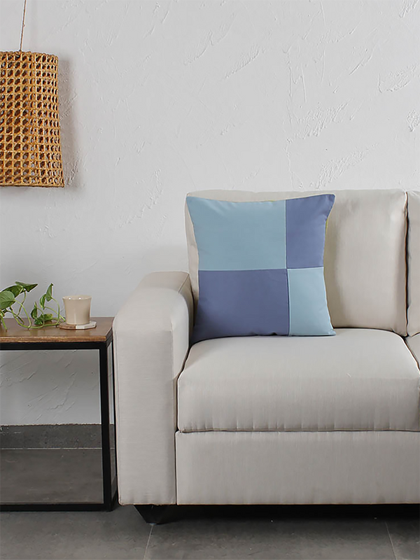 Cushion Cover - Bhumiti (Light Blue)