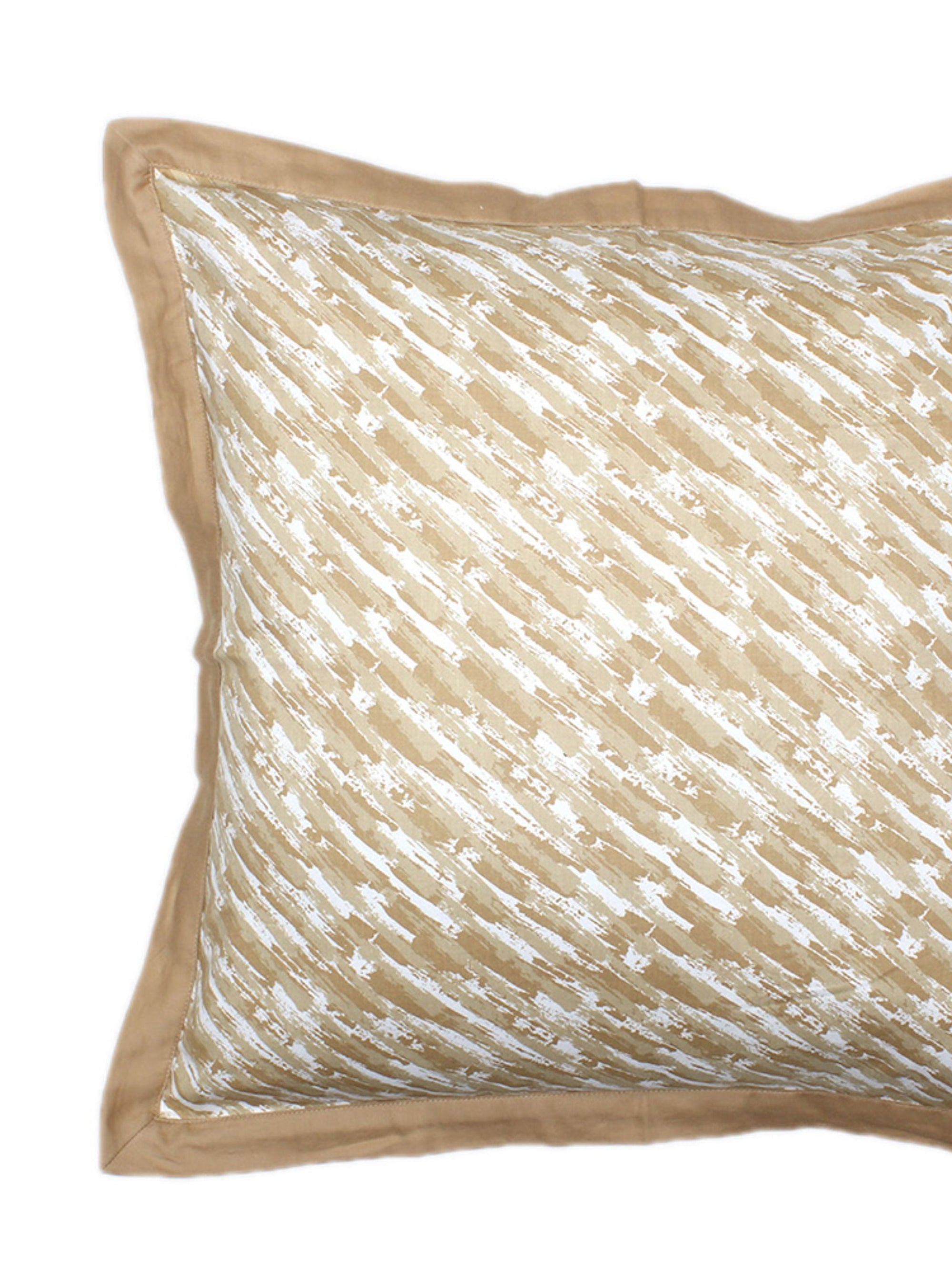 Tulika Cushion Cover (Beige)