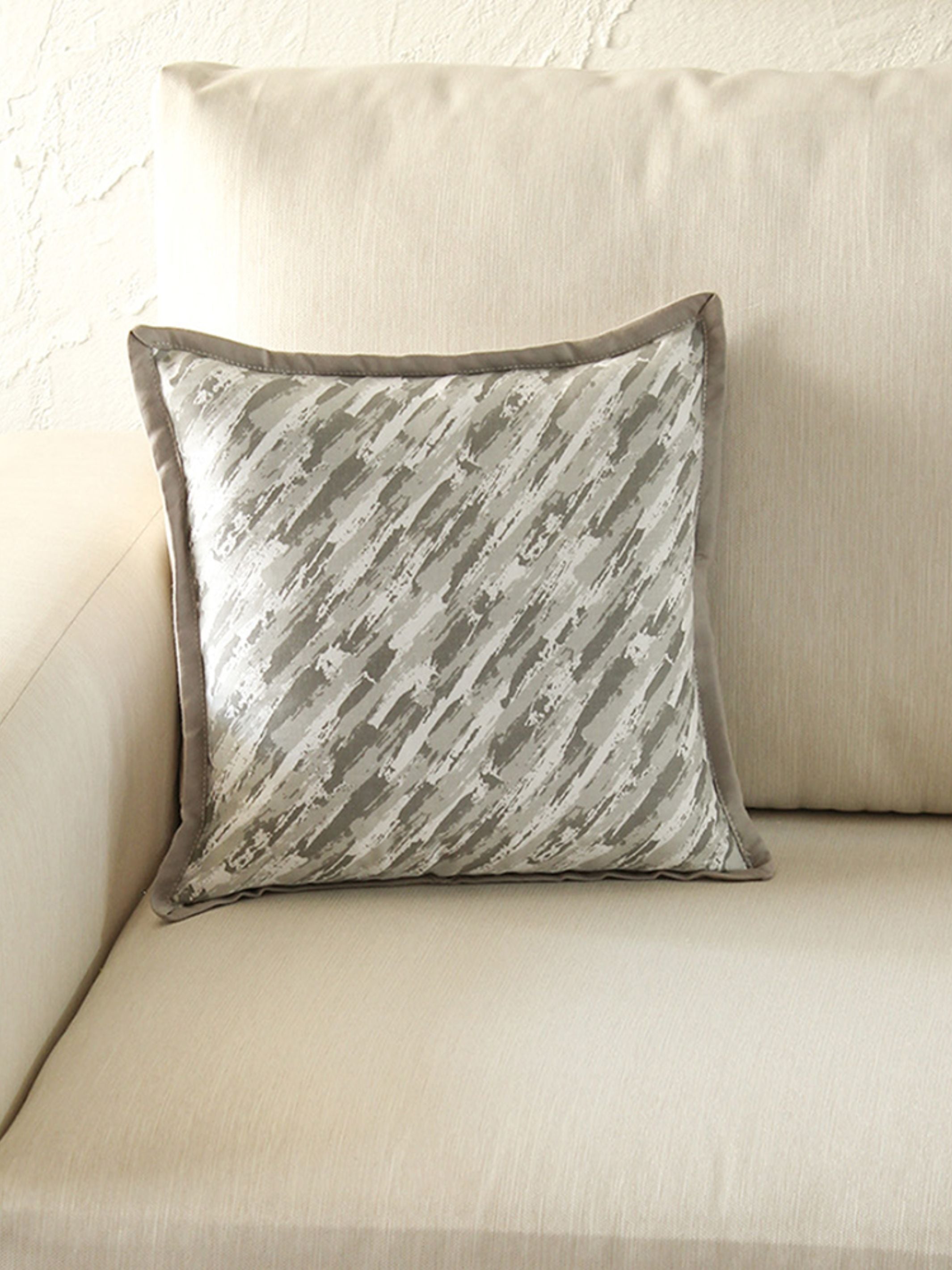 Tulika Cushion Cover (Grey)
