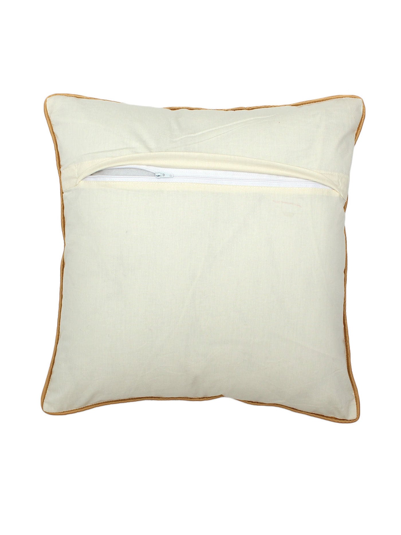 Cushion Cover - Chaupad (White Gold)