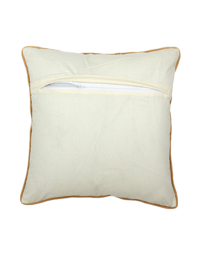 Cushion Cover - Chaupad (White Gold)