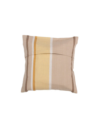 Cushion Cover - The Bar-Code Stripes 100% Cotton 2 s-Beige-8903773001040