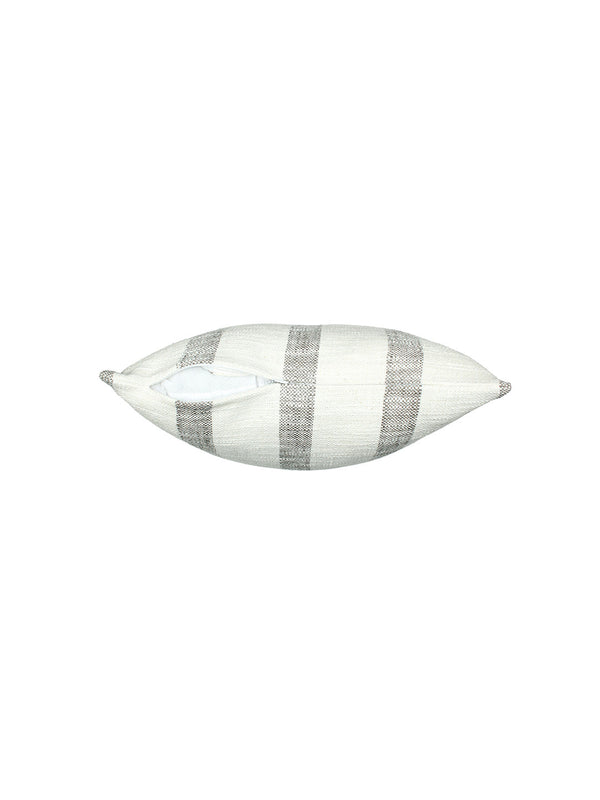 Block Set Of 2 Cushion Covers - (Grey) - 40x40cm